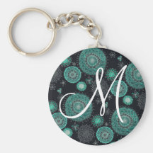 Cowgirl Mums Monogram Keychains