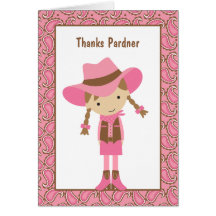 Cowgirl Note Cards