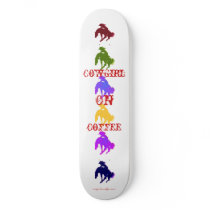 Cowgirl On Coffee Women's Competition Board skateboards by CowgirlOnCoffee Cowgirl On Coffee Women's Competition Board skateboards