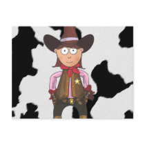 Cowgirl Post Card
