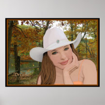 Cowgirl Print, Dreamer by C.E.Suthard