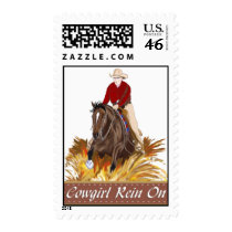 Cowgirl Rein On Postage postage by kimd43 Cowgirl Rein On Postage postage
