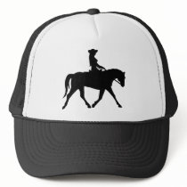 Cowgirl Riding Her Horse hats by dogsandhorses Cowgirl Riding Her Horse hats