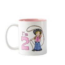 Cowgirl Roper 2nd Birthday Coffee Mug