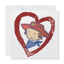 Cowgirl Rose's Most Wanted Party Invitation