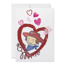 Cowgirl Rose's  Most Wanted Party Invitation