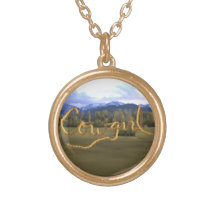 Cowgirl Scenic Necklace
