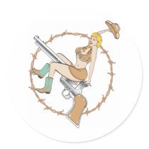 Cowgirl Sticker
