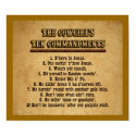 Cowgirl Ten Commandments posters by RanchLady Cowgirl Ten Commandments posters