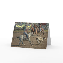 Cowgirl Up! Greeting Card