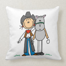 Cowgirl With Horse T-shirts and Gifts Pillows