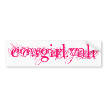 Cowgirl.yall bumper stickers