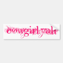 Cowgirl.yall Bumper Sticker