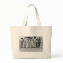 Cowgirls at Cheyenne Frontier Days, 1929. Canvas Bags