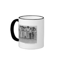 Cowgirls at Cheyenne Frontier Days, 1929. Coffee Mugs