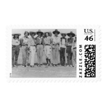 Cowgirls at Cheyenne Frontier Days, 1929. Postage
