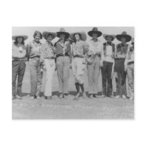 Cowgirls at Cheyenne Frontier Days, 1929. Post Cards