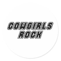 Cowgirls Rock stickers