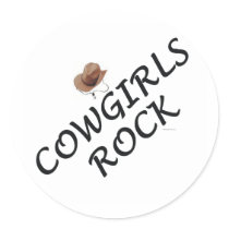 Cowgirls Rock stickers by teepossible Cowgirls Rock stickers