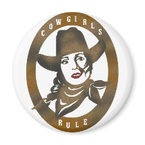 COWGIRLS RULE magnets