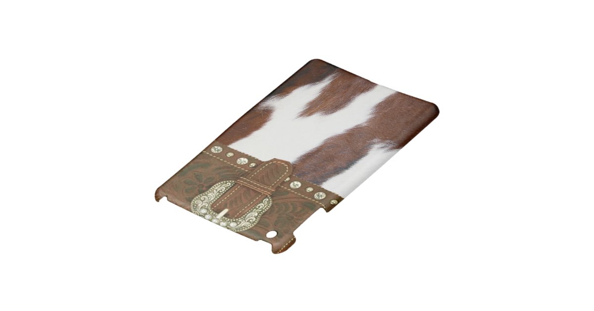 Cowhide & Leather Western IPad Case Zazzle