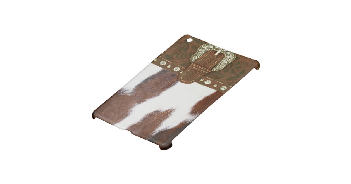 Cowhide & Leather Western IPad Case Zazzle