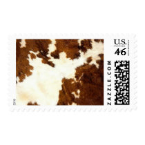 Cowhide Print Cowboy Up! postage