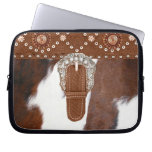 cowhide, cowgirl, cowboy, western, laptop sleeve,