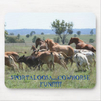 Cowhorse Fun mousepads