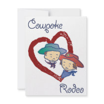 Cowpoke Rodeo Party Invitation