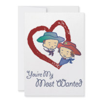 Cowpokes Rose & Rusty Party Invitation
