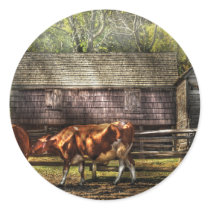 Cows - A couple of Cows stickers by suburbanscenes Cows - A couple of Cows stickers