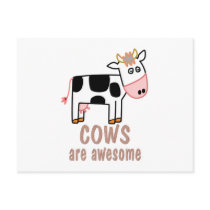 Cows are Awesome Post Cards