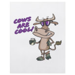 cows are cool funny animal cartoon flyers