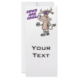 cows are cool funny animal cartoon rack cards