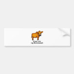 Cows ate my Homework Bumper Sticker