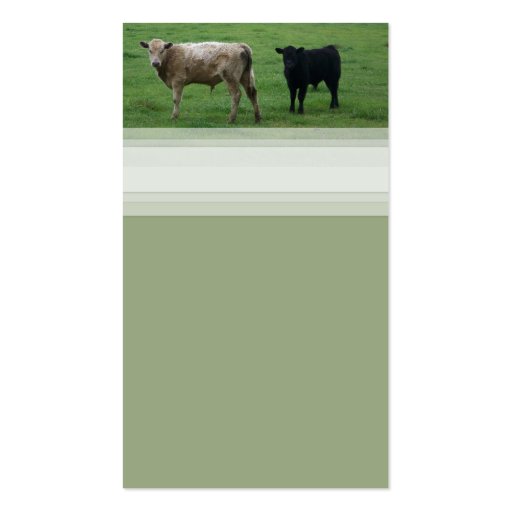Cows Business Card (back side)