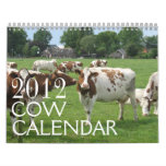 Cows Calendar 2012