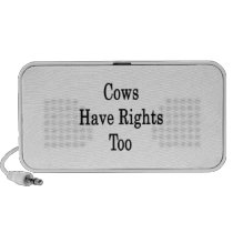 Cows Have Rights Too Travelling Speaker