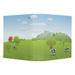 Cows in Pasture PopArt Landscape Binder
