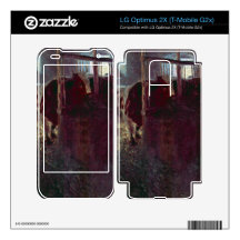 Cows in Stall by Gustav Klimt Skin For LG Optimus 2X