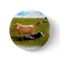 COWS IN THE PASTURE PASTEL buttons by joyart COWS IN THE PASTURE PASTEL buttons