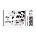 Cows it Going? Custom Postage Stamp