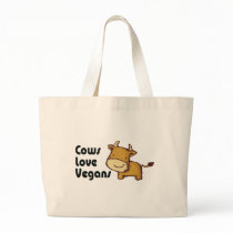 cows love vegans bag