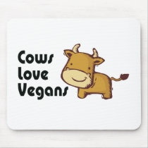 cows love vegans mouse mat