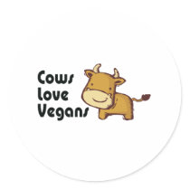 cows love vegans stickers