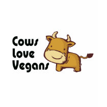 cows love vegans t-shirts