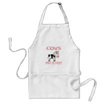 Cows Make Me Happy Aprons