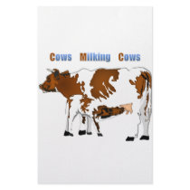 Cows Milking Cows stationery by Shame_Cubed Cows Milking Cows stationery