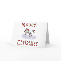 Cows: Mooey Christmas Greeting Card